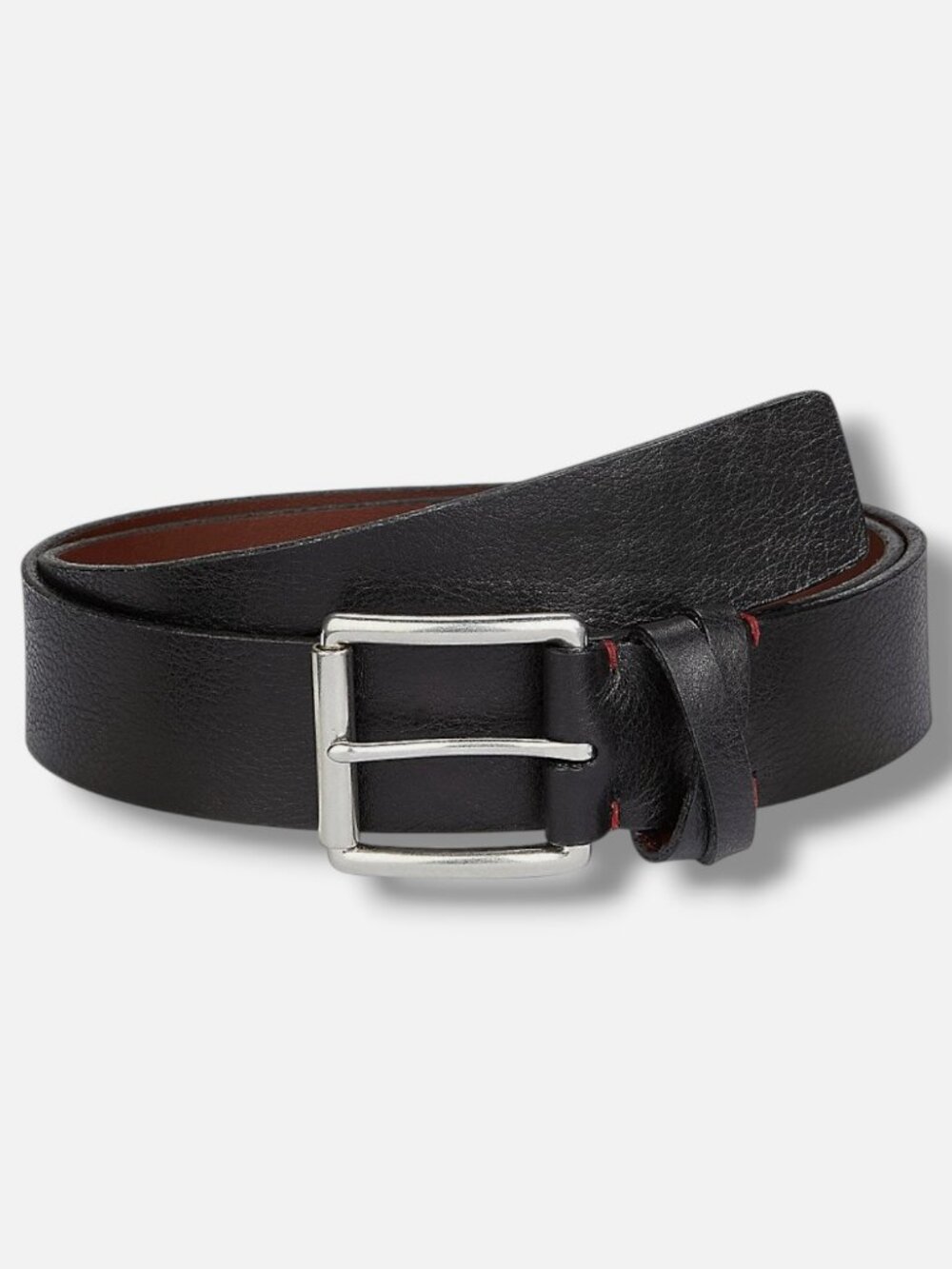 Saks Fifth Avenue Men's Black Double Loop Leather Belt Size 32